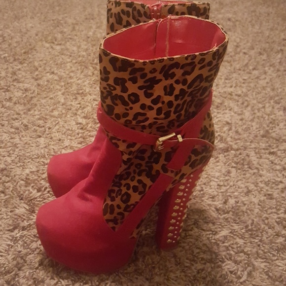 Chunky heel booties - Picture 2 of 4